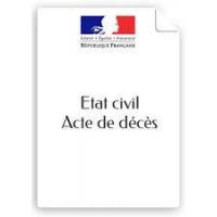 Acte de deces